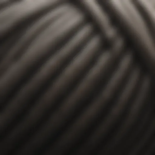 A close-up view of a high-quality garden hose showcasing its texture and material.