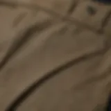 Construction Khaki Pants Fabric Texture