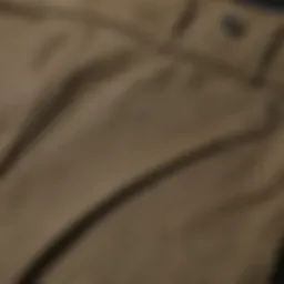 Construction Khaki Pants Fabric Texture