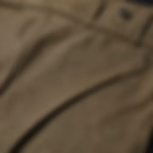 Construction Khaki Pants Fabric Texture