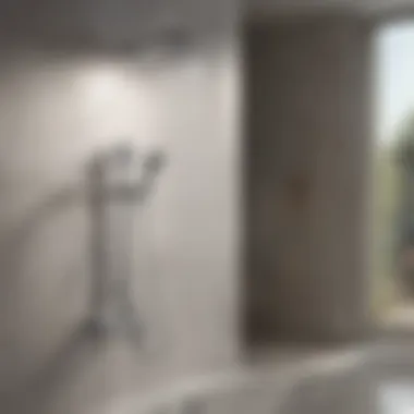 Faucets and fixtures gleaming with Works Bath and Shower Cleaner