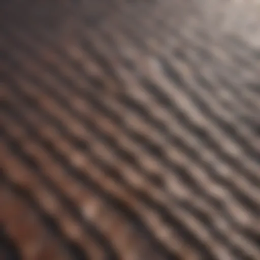 Eco-friendly fiber roofing sheet on modern building