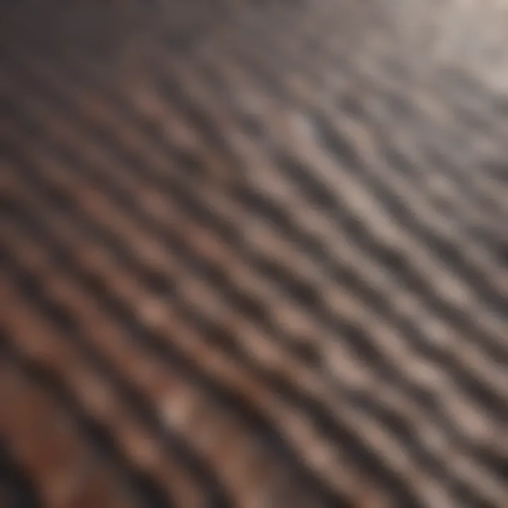Eco-friendly fiber roofing sheet on modern building