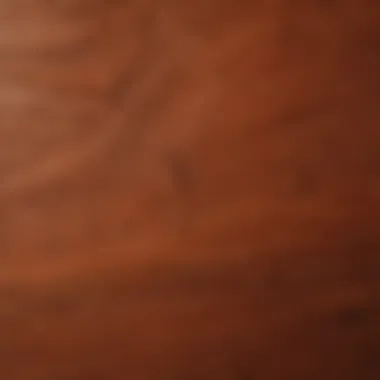 The Beauty of Red Oak Grain Close-up view of red oak wood grain