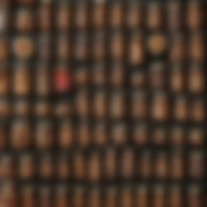 Assorted wood fillers in jars