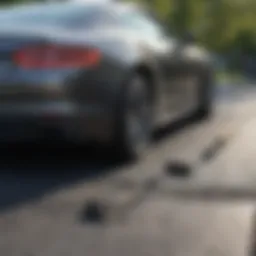 Repairing Asphalt Driveway with Tools