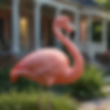 Artistic Flair of Flamingo Lawn Ornament Flamingo Lawn Decoration - Artistic Flair