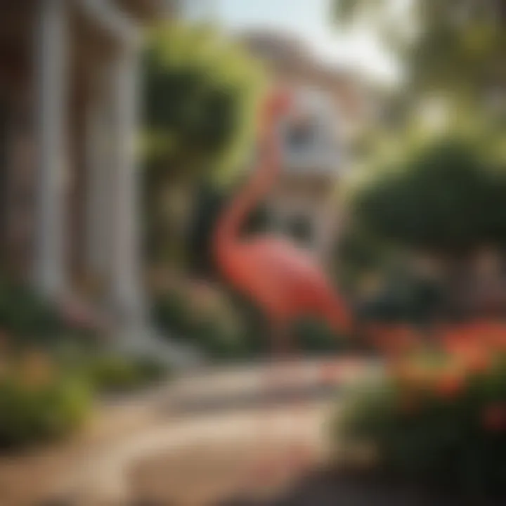 Flamingo Lawn Decoration - Modern Chic