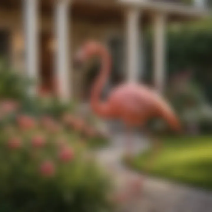Flamingo Lawn Decoration - Whimsical Charm