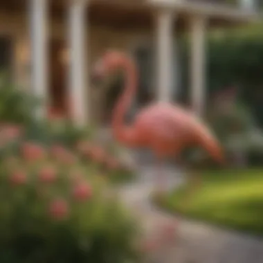 Whimsical Charm in Flamingo Yard Decor Flamingo Lawn Decoration - Whimsical Charm