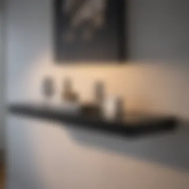 Modern Floating Shelf Setup Sleek Floating Shelf Installation