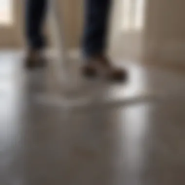 Efficient Floor Shielding Technique Floor Protection Roller Application