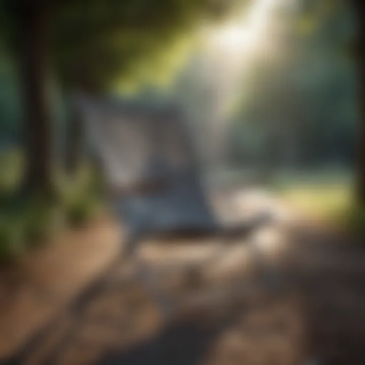 Folded Outdoor Folding Club Chair with Modern Design