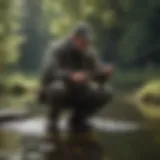 Angler casting with precision
