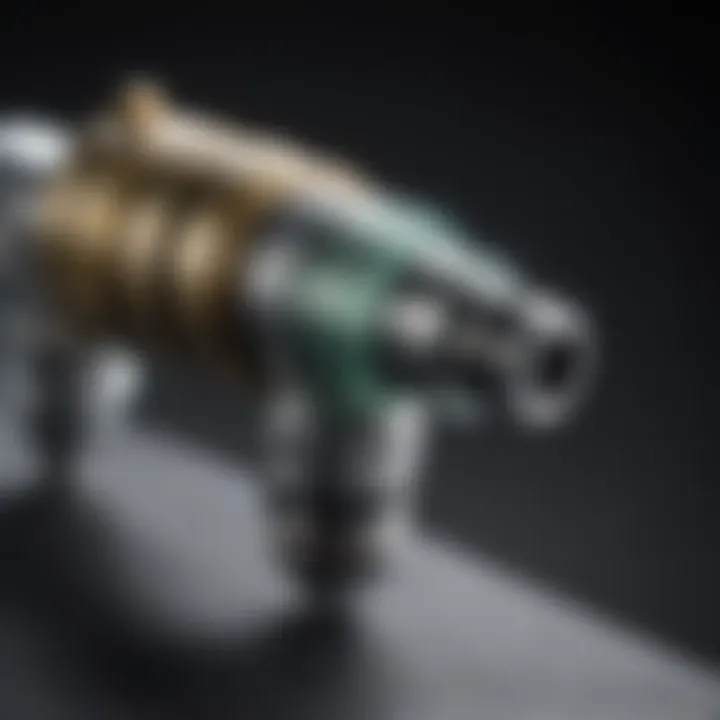 Close-up of Fuel Injector System Cleaned with Seafoam Car Additive