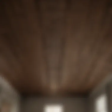 Elevating Ceiling Aesthetics with Furring Strips Half-inch furring strips installation on ceiling