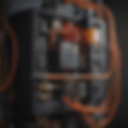 Generac electric system diagram illustrating components and connections