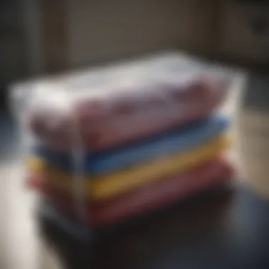 Smart Travel Packing Using Giant Ziploc Bags Giant Ziploc bags packed for travel.