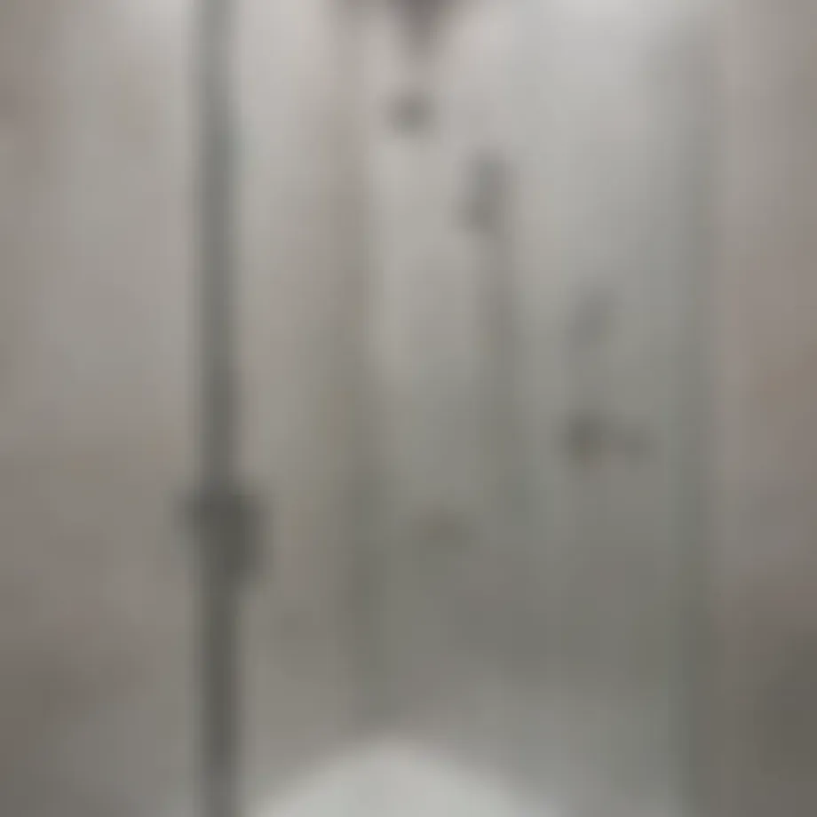 Glass shower door adhesive selection