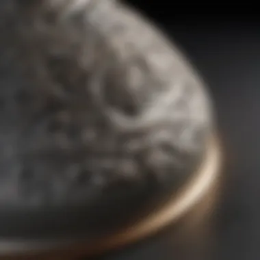 Glossy top coat spray paint adding luster to intricate design
