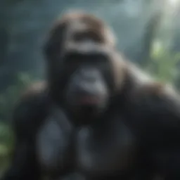 Gorilla Evolving Underwater Skills