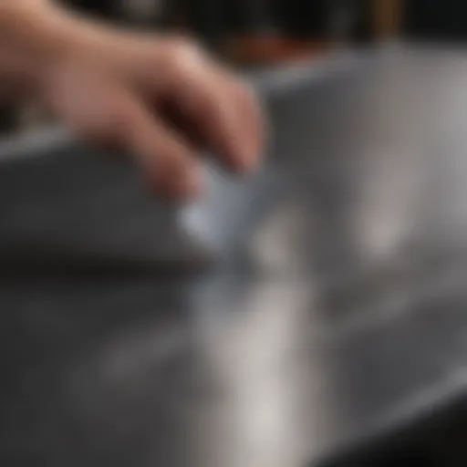 Metal surface prepared for bonding