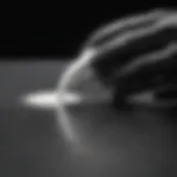 Adhesive bonding process illustration