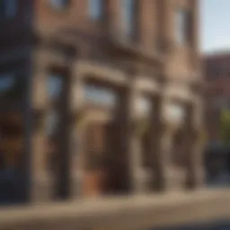 Historic facade of Grand Coulee Hardware showcasing its architectural charm