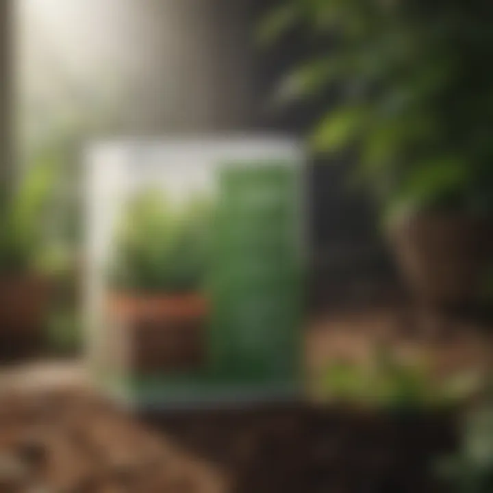 Effective Plant Defense Granular fungicide packaging with plant protection imagery