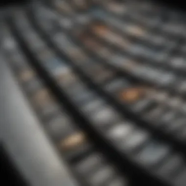 An artist's palette displaying a spectrum of gray shades ideal for boat painting.