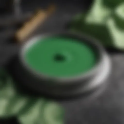 Vibrant Green Fabric Paint Palette Green fabric paint palette