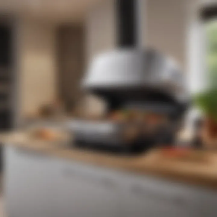 Innovative Grill in Modern Kitchen Setting