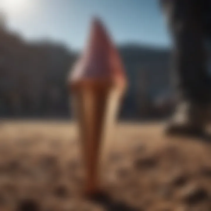 Ground spike for outdoor event setup
