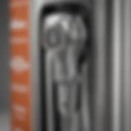 Close-up of the Hamilton Beach tall can opener demonstrating its sleek design