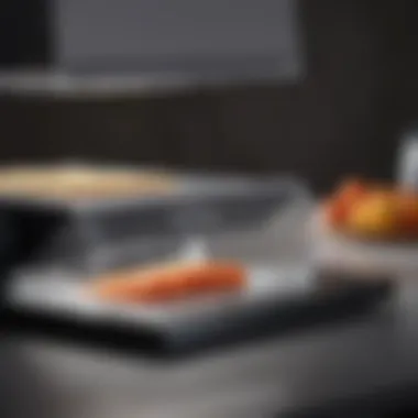 Demonstration of vacuum sealing process with food items