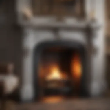 Heat-Resistant Fireplace Paint Application