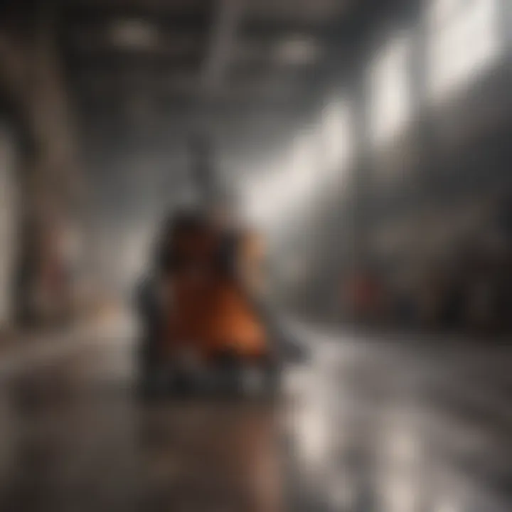 Heavy-Duty Shop Vacuum in Construction Site
