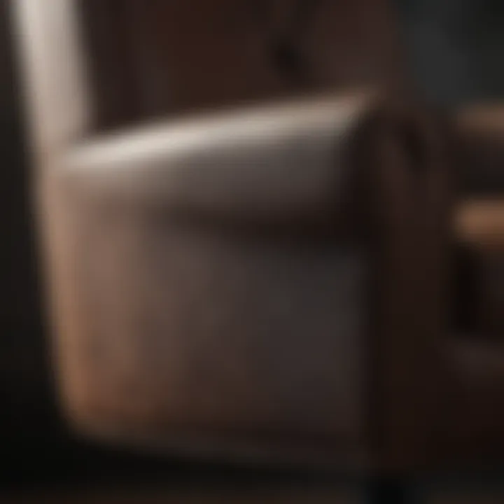 Close-up of high-quality swivel chair leg protector material