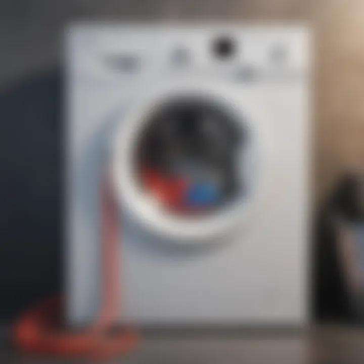Illustration of Troubleshooting Washing Machine Hose Issues