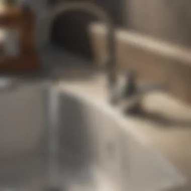 Understanding Faucet Components Illustration showing the components of a kitchen sink faucet