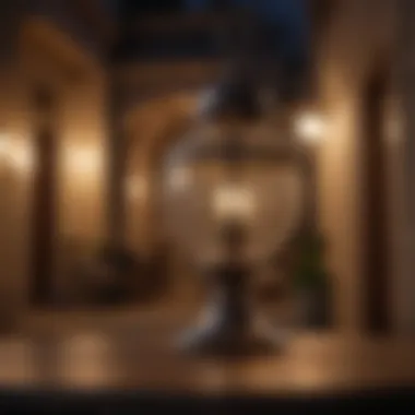 Crafted Elegance: Aesthetic Ambiance Artistic Outdoor Motion Light Fixture Adding Aesthetic Appeal