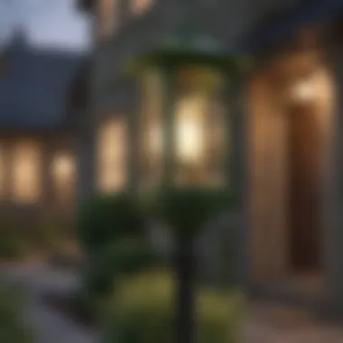 Green Illumination: Energy-Saving Fixture Eco-Friendly Outdoor Motion Light Fixture Saving Energy