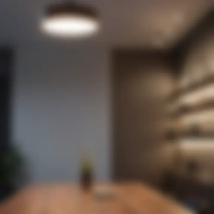 Innovative T8 shop light fixture providing optimal light output in a modern setting