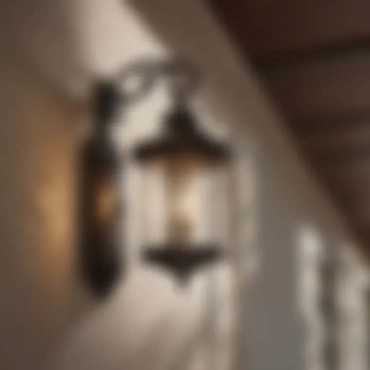 Vintage Hanging Porch Light