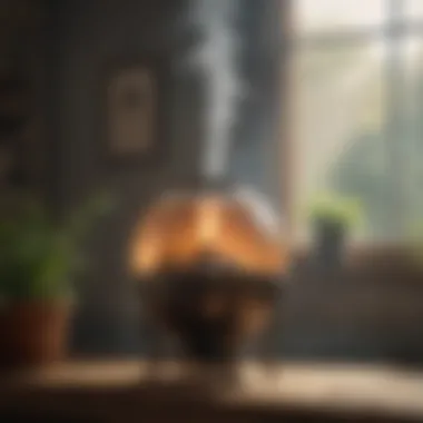 Impact of Neglected Wick Maintenance on Air Quality Visual representation of air quality effects due to neglected wick maintenance