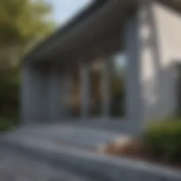 A gutter elbow extension installed on a modern house