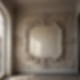 Artistic Stucco Paneling Design