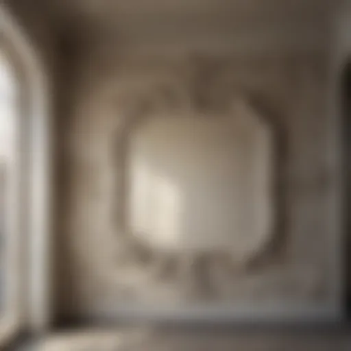 Artistic Stucco Paneling Design