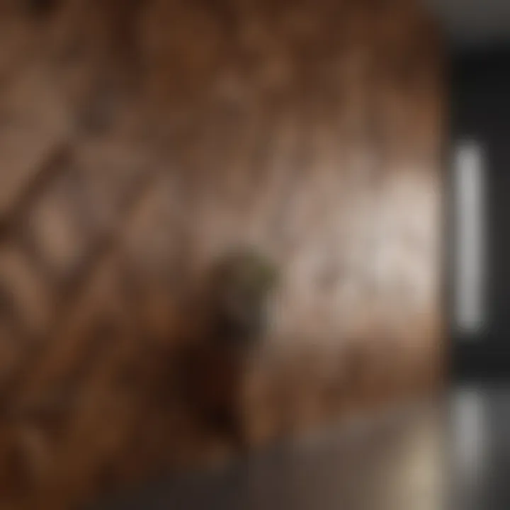 Geometric Wood Accent Wall