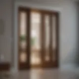 Modern full access bifold door hardware with sleek design